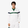 Ensemble survêtement Sport color-block LACOSTE blanc et vert