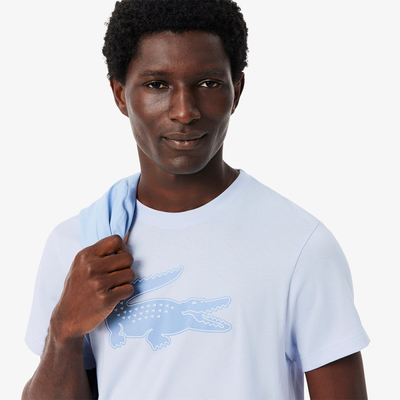 T-shirt Sport Ultra Dry logo XXL LACOSTE bleu clair
