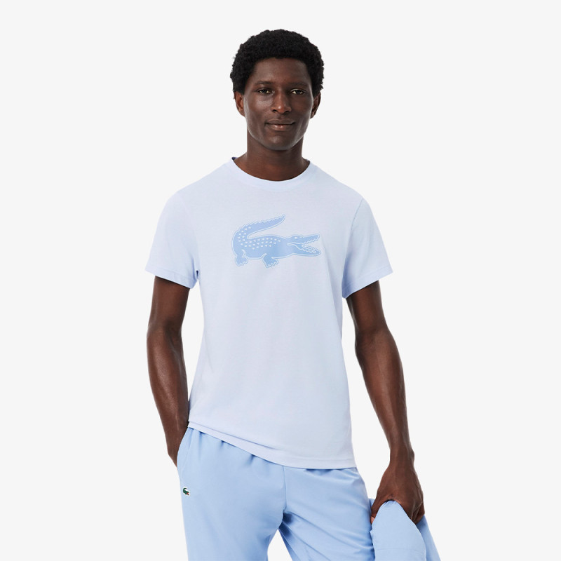 T-shirt Sport Ultra Dry logo XXL LACOSTE bleu clair