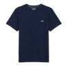 T-shirt Sport Ultra Dry crocodile graphique LACOSTE bleu marine et blanc