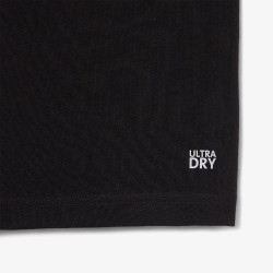 T-shirt Sport Ultra Dry crocodile graphique LACOSTE noir et vert