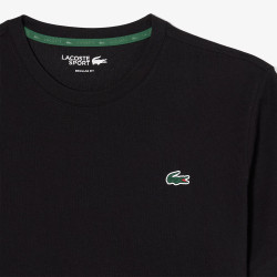 T-shirt Sport Ultra Dry crocodile graphique LACOSTE noir et vert
