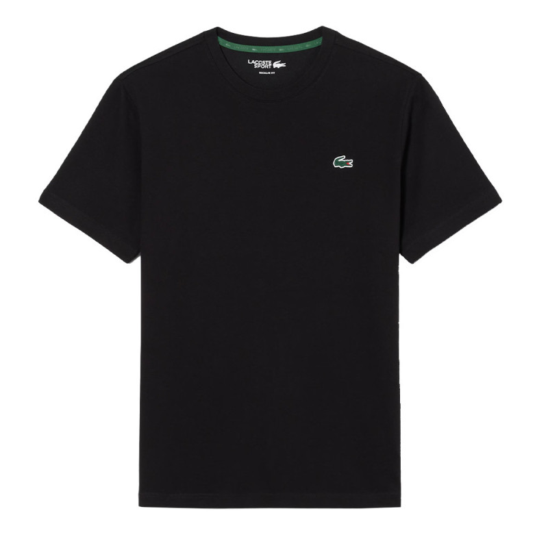 T-shirt Sport Ultra Dry crocodile graphique LACOSTE noir et vert