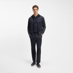 Sweat Relaxed à logo écusson SW_BB BC Lux Skarley BOSS bleu foncé