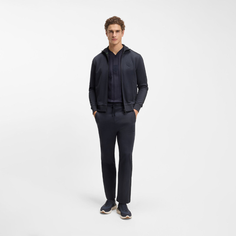 Sweat Relaxed à logo écusson SW_BB BC Lux Skarley BOSS bleu foncé