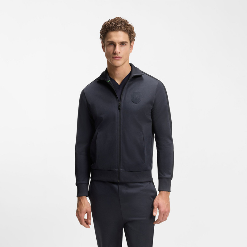 Sweat Relaxed à logo écusson SW_BB BC Lux Skarley BOSS bleu foncé