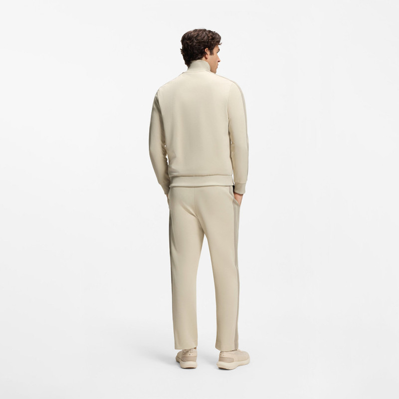 Sweat Relaxed à logo écusson SW_BB BC Lux Skarley BOSS beige