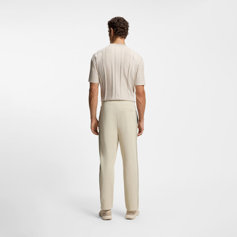 Bas de survêtement Regular avec logo écusson JT_BB BC Lux Hurley BOSS beige