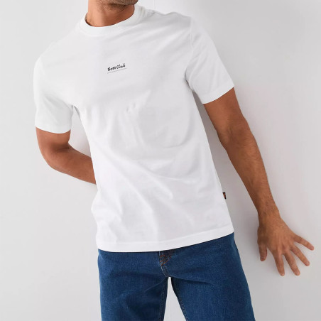 T-Shirt Classic fit avec imprimé Te_BossClub BOSS blanc