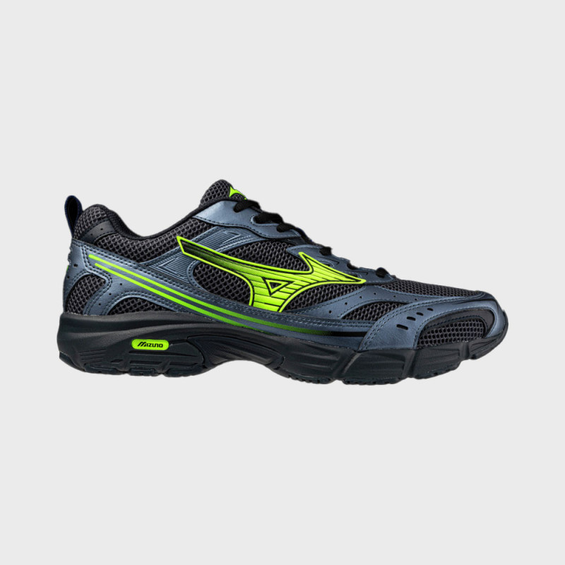 Baskets MIZUNO MXR bleues et jaunes