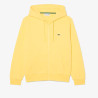 Sweatshirt à capuche zippé molleton LACOSTE jaune