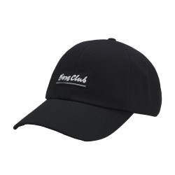 Casquette en twill de coton à message brodé Derrel-Slogan BOSS noire