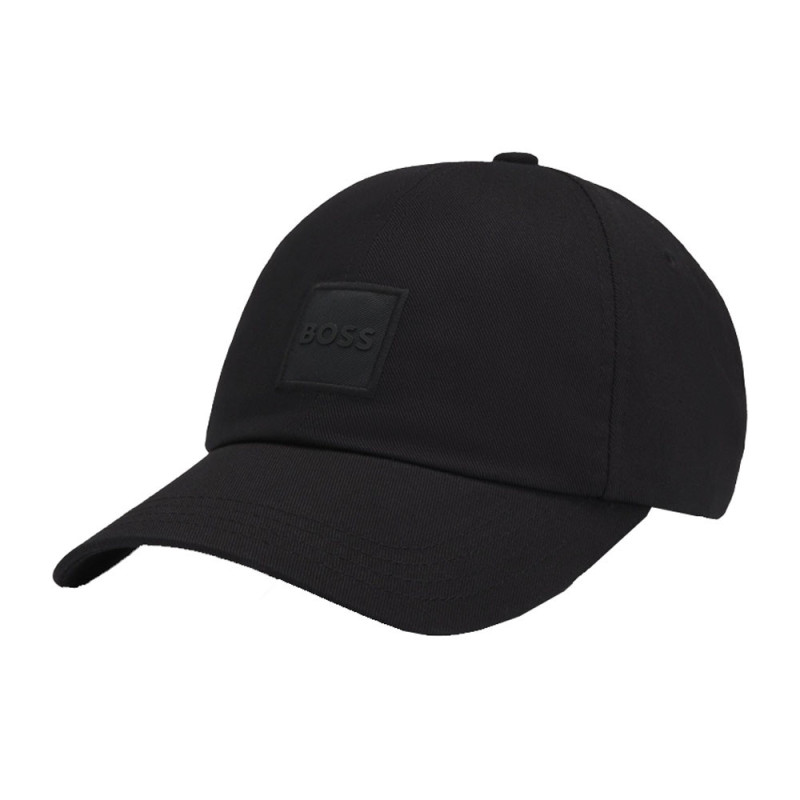 Casquette en twill de coton avec patch logo Derrel-PL BOSS noire