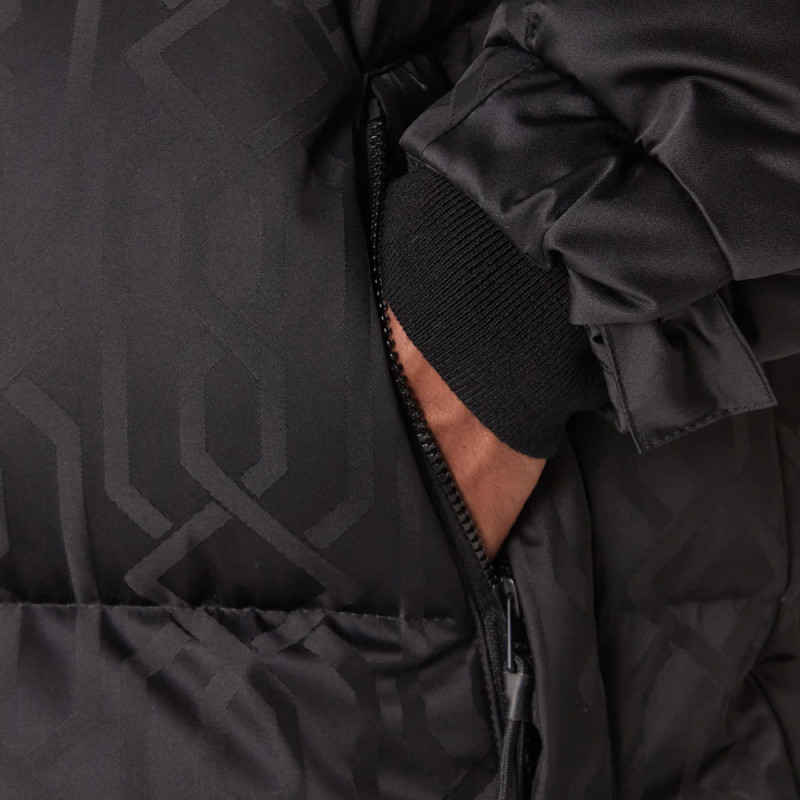 Doudoune à capuche avec imprimé Melmus2541 HUGO noire