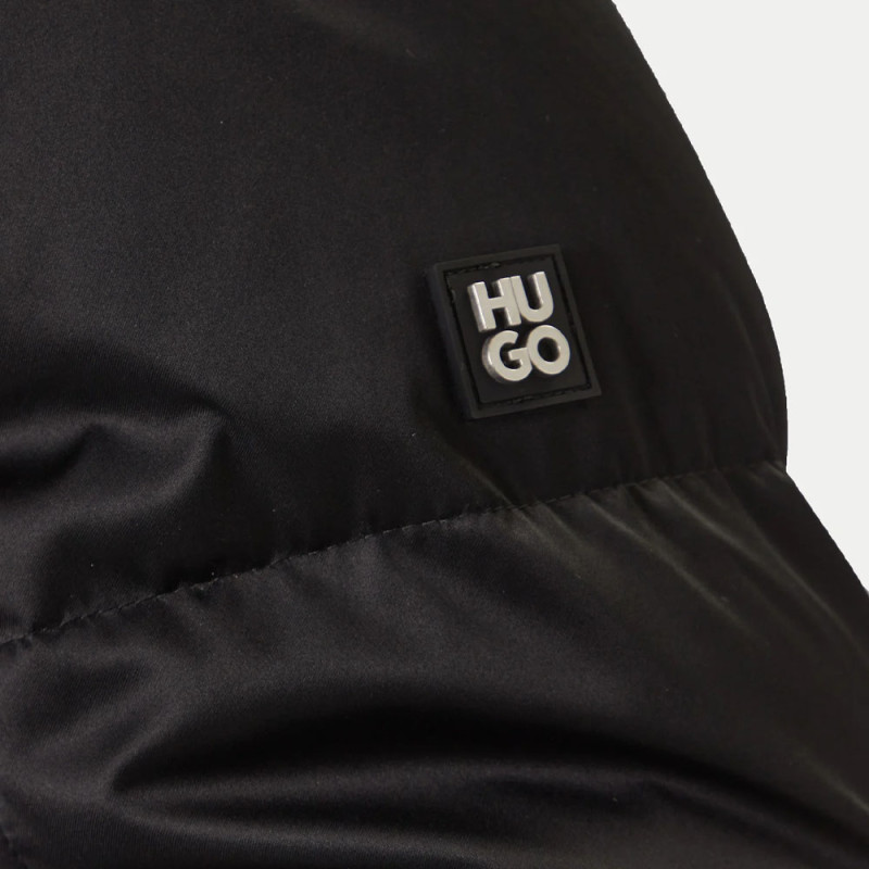 Doudoune à capuche avec imprimé Melmus2541 HUGO noire