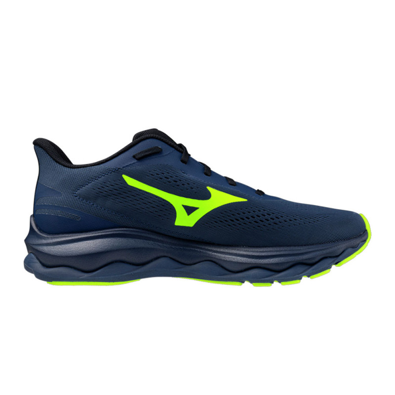 Baskets MIZUNO Wave Serene 2 GTX bleues et jaunes
