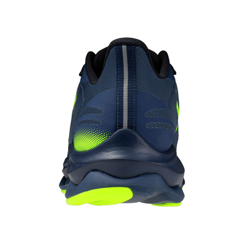 Baskets MIZUNO Wave Serene 2 GTX bleues et jaunes