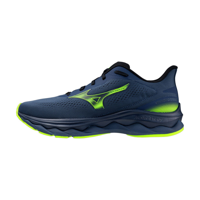Baskets MIZUNO Wave Serene 2 GTX bleues et jaunes