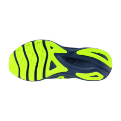 Baskets MIZUNO Wave Serene 2 GTX bleues et jaunes
