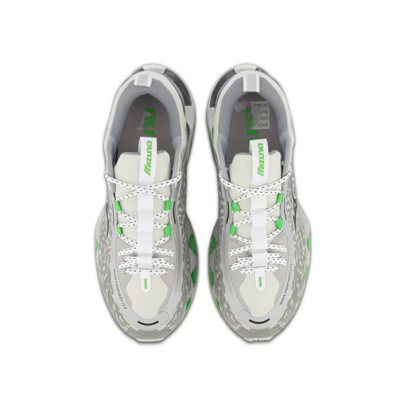 Baskets MIZUNO Wave Prophecy 13.2 blanches et vertes