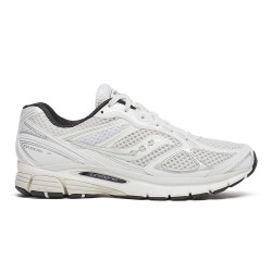 Baskets Saucony ProGrid Guide 7 White/Black – Amorti dynamique et stabilité pour vos runs