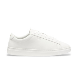 Baskets basses en cuir BOSS Kieran_Tenn_allt blanches