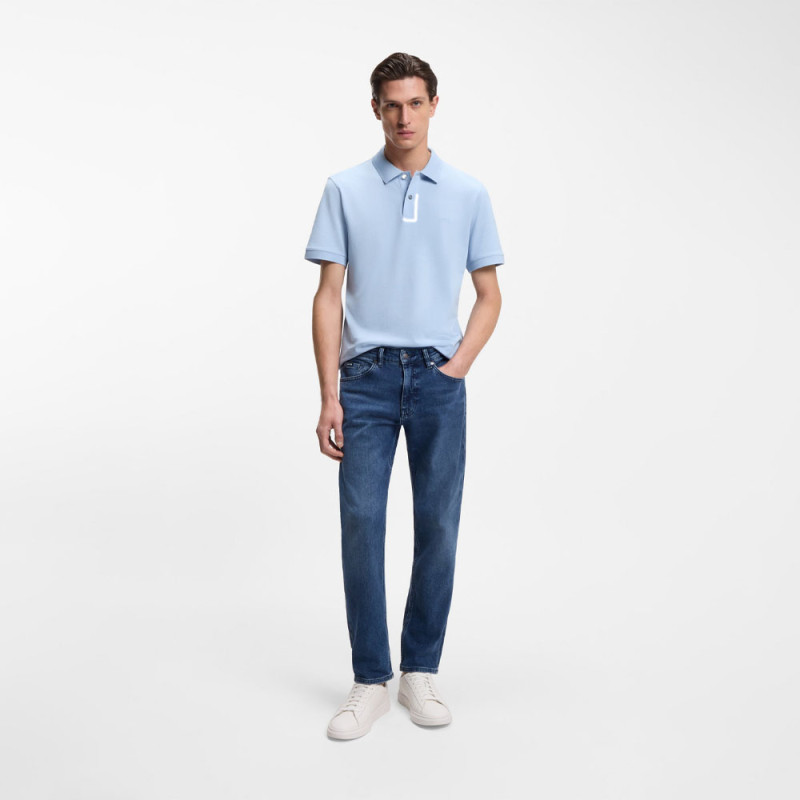 Baskets basses en cuir KIERAN_TENN_allt BOSS blanches