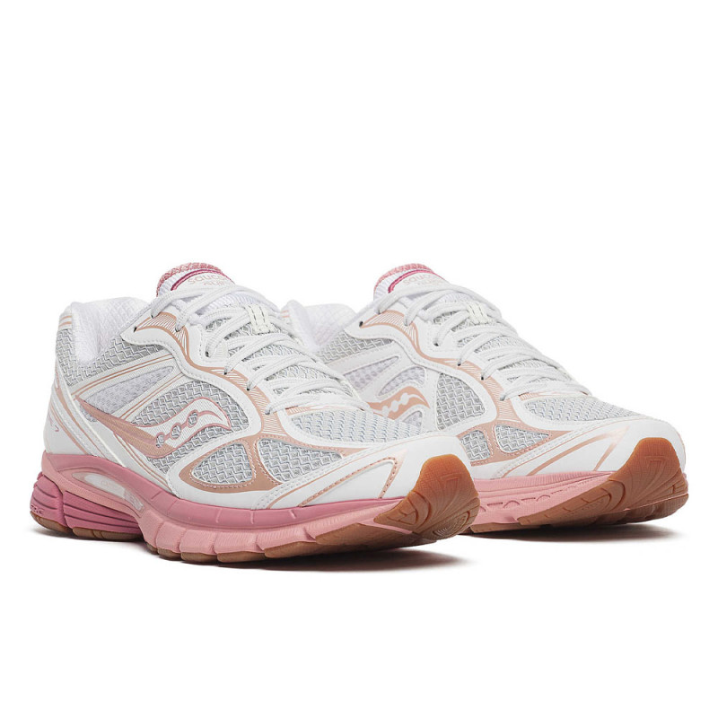 Baskets SAUCONY ProGrid Guide 7 blanches et pêches