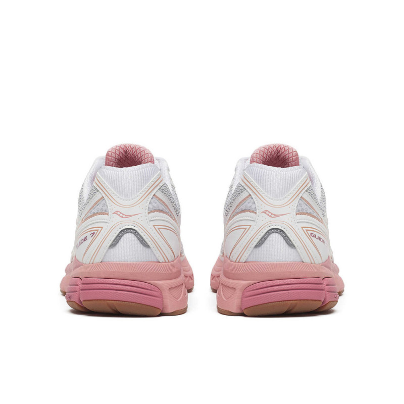 Baskets SAUCONY ProGrid Guide 7 blanches et pêches