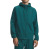 Veste coupe-vent UA Stretch Woven Homme Rack Green | DM'Sports
