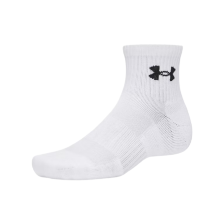 Chaussettes UA Performance Cotton Unisex 3-Pack White/White/Ultimate Black | DM'Sports