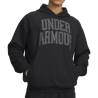 Sweat à capuche UA Rival Lightweight Graphic Homme noir | DM'Sports