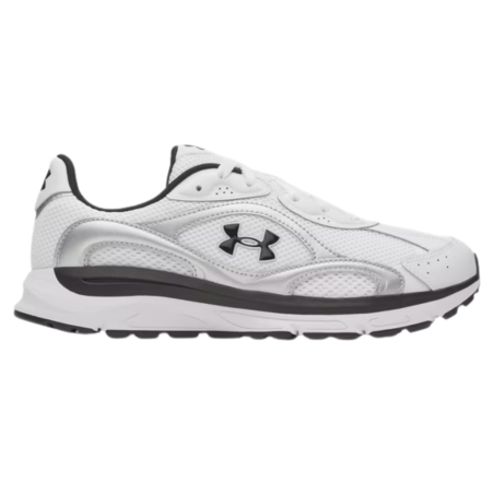 Chaussure Under Armour Tech Runner Homme blanc Metallic Silver | DM'Sports