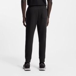 Bas de survêtement  HUGO BOSS - Noir - T_Join Hadiko en coton mélangé avec passepoils