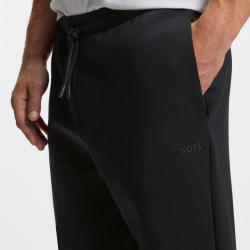 Bas de survêtement en coton stretch avec logo Hadiko BOSS noir