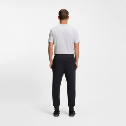 Bas de survêtement en coton stretch avec logo Hadiko BOSS noir