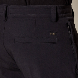Chino Tapered coupe droite en tissu stretch Chino_ST_DS HUGO BOSS noir