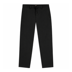 Chino Tapered coupe droite en tissu stretch Chino_ST_DS HUGO BOSS noir