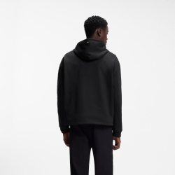 Sweat à capuche coupe décontractée avec logo revisité  DINEO HUGO BOSS noir