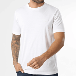 T-shirt Porsche x BOSS en coton mercerisé avec logo réfléchissant TS_PS Spirit 70 BOSS blanc