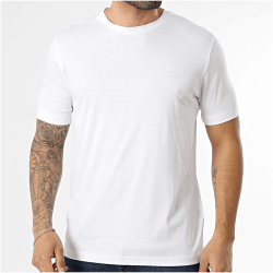 T-shirt Porsche x BOSS en coton mercerisé avec logo réfléchissant TS_PS Spirit 70 BOSS blanc