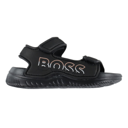 Sandales Enfant BOSS Noires – Confort & Style Estival