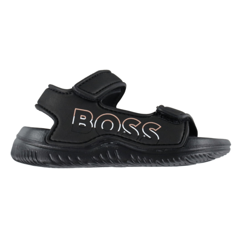 Sandales Enfant BOSS Noires – Confort & Style Estival