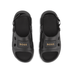 Sandales Enfant à fermeture par bandes auto-agrippantes BOSS Noir