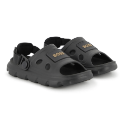 Sandales Enfant à fermeture par bandes auto-agrippantes BOSS Noir