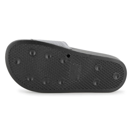 Claquettes BOSS Kids en PVC noir – Effet lenticulaire