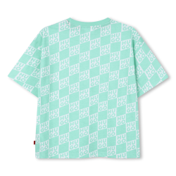 Tee-shirt Manches Courtes  enfant - coton biologique HUGO vert