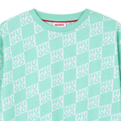 Tee-shirt Manches Courtes  enfant - coton biologique HUGO vert