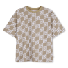 Tee-shirt Manches Courtes  enfant - coton biologique HUGO marron