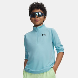 Haut Bleu enfant ½ Zip Under Armour Tech™ 2.0 – Respirabilité & Confort pour le Sport
